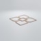 Ekena Millwork Large Olivia Decorative Fretwork Wood Wall Panels, Red Oak, 23 3/8"W x 23 3/8"H x 3/8"T WALW24X24X0375OLVRO - alternate 5